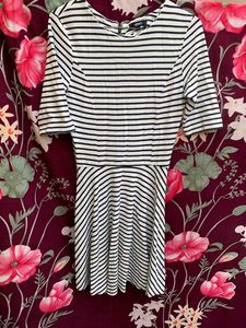 Spao brand Striped Skater Dress