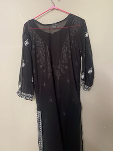 Elegant Black Kurta