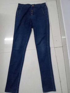 Dark Blue Denim Jeans