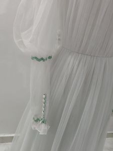 Elegant White vintage Gown