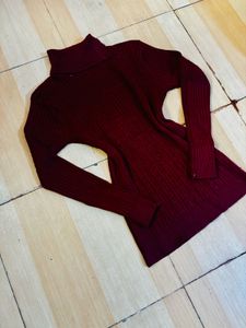 Maroon Long Sweater