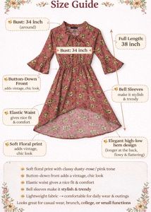 Elegant Floral High-Low Dress💗