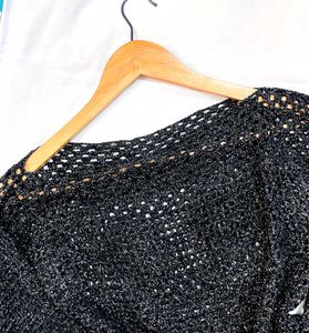 Pinterest Crochet Black Pullover B