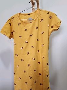 THE SOULED STORE PIZZA TSHIRT DRESS