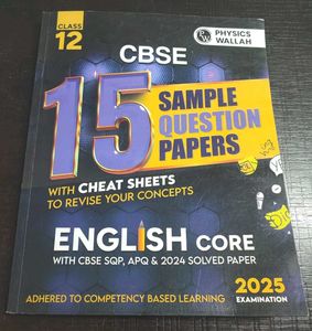 Class 12 English Core Sample Que Papers