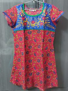 BRADED KURTI TAMATO COLOUR SIZE M