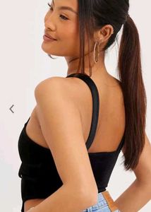 Velvet Corset Style Top