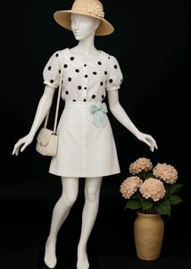 Vintage Polka Dot Top & Skirt Set🍒