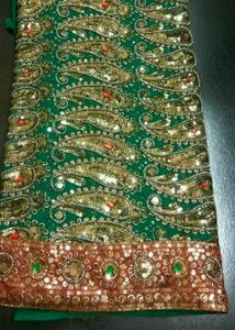 Embroidered Saree