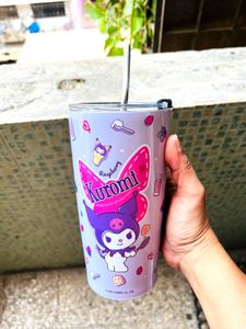 Kuromi - Tumbler With Straw ( 1pc ) - Purple