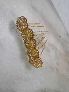 Combo For 5 Jhuda Pins And Golden Earing