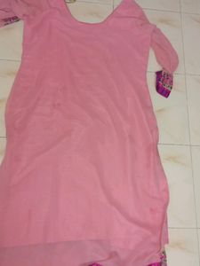 Pink Embroidered Kurta 💓👀