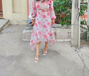 High Low Midi Dress From Zink London