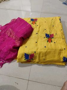 4 Mtr Long With Duppatta Suit (Issue)
