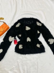 Heart Pattern Sweater