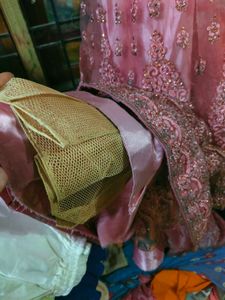 Very Beautiful 😍 Peach Colour Gown With Cancan