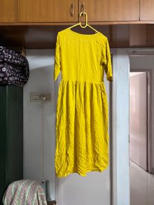 “Vishudh” Mustard No Slit Kurta