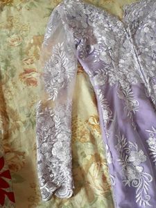 Lavender Bodycon Lace Dress