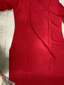 🔥🔥🔥 Sale 💰 🛒 Red Festive Kurti