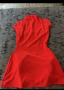 Newme Brand New Chic Red Mini Dress