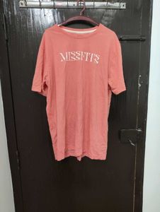 Peach 'Misfits' Graphic Tee/ t shirt