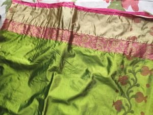 Elegant Silk Saree+ Blouse Piece