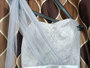Grey Colour Gown