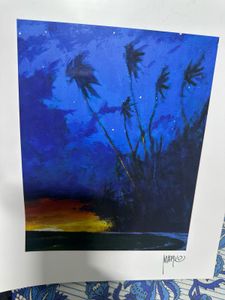 Marko Mavrovich Lithograph - Tropical Sunset