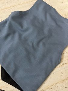Blue Buttoned Vest