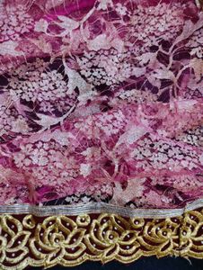 Magenta Lehenga Saree