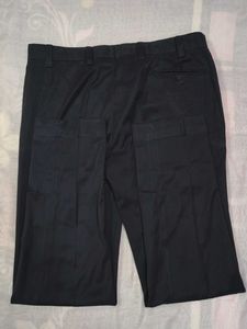 Dark Blue Straight Leg Pants