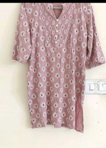 Floral Print Short Kurti