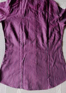 Elliza Donatein Purple Shirt