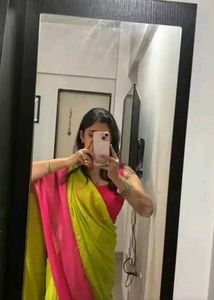 Mitera Colourblocked Pure Georgette Saree