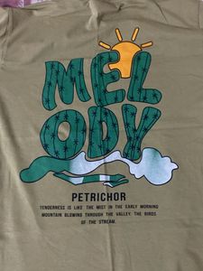 Graphic Print Olive T-Shirt