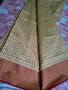 Checked Saree