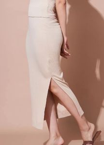 Elegant Beige Skirt