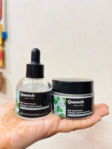 Quench Snail Mucin Serum And moisturizer Combo