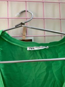 Zara Green Croptop