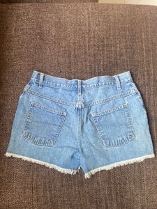 Distressed Denim Shorts