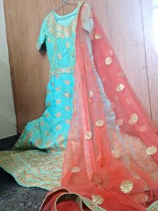 Elegant Embroidered Lehenga Choli Set