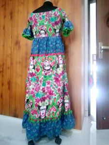 Boho Print Maxi Dress