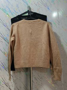 Beige Knit Cardigan