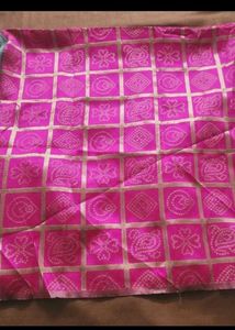 Aqua Blue supernet Saree with blouse piece