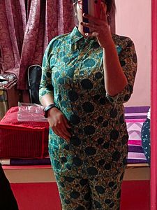 Green Floral Co-ord Set