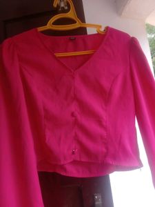 Pink Long Sleeve Top