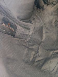 Gray Striped Suit Blazer