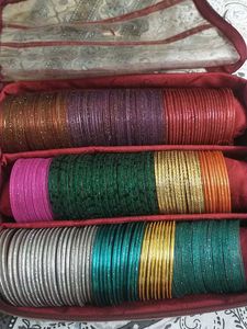 Glass Bangles With Bangle Box