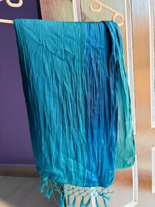 Ombre Green &amp; Blue Saree