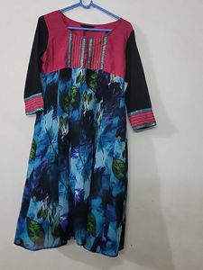 Floral Print Kurta